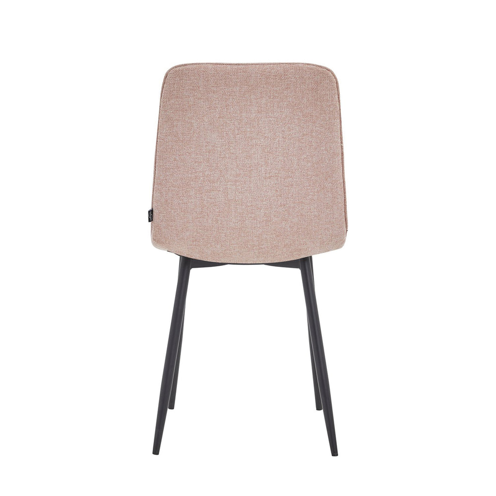 Chaise de salle à manger Ela - Lin rose