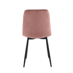 Ela Eetkamerstoel - Roze Velvet
