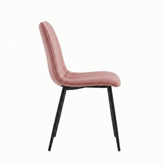 Eline Eetkamerstoel - Roze Velvet