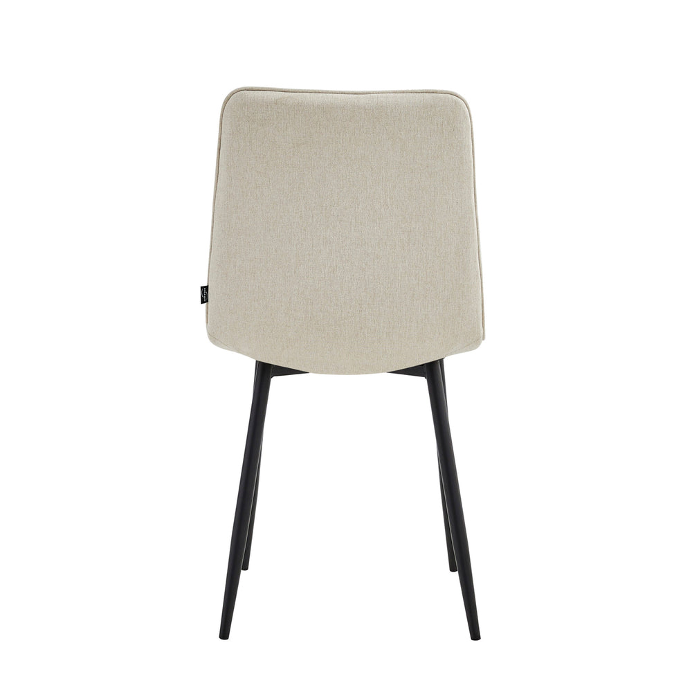 Chaise de salle à manger Elise - Velours beige