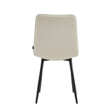 Chaise de salle à manger Elise - Velours beige