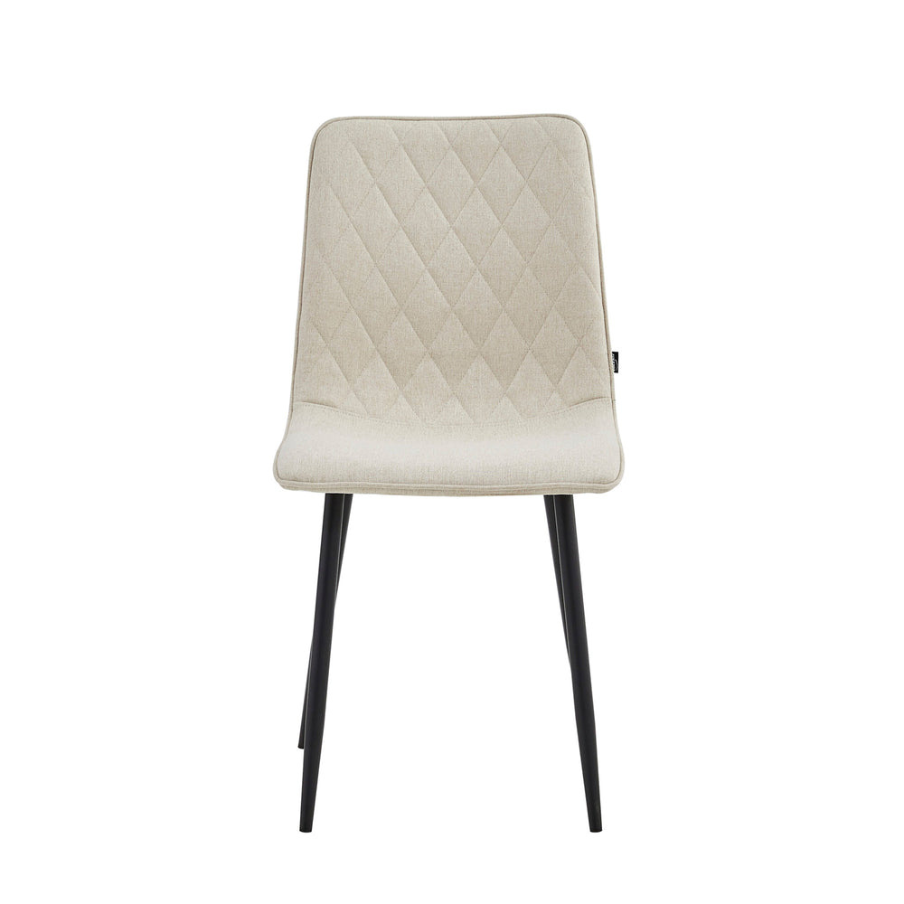 Chaise de salle à manger Elise - Velours beige