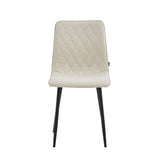Chaise de salle à manger Elise - Velours beige
