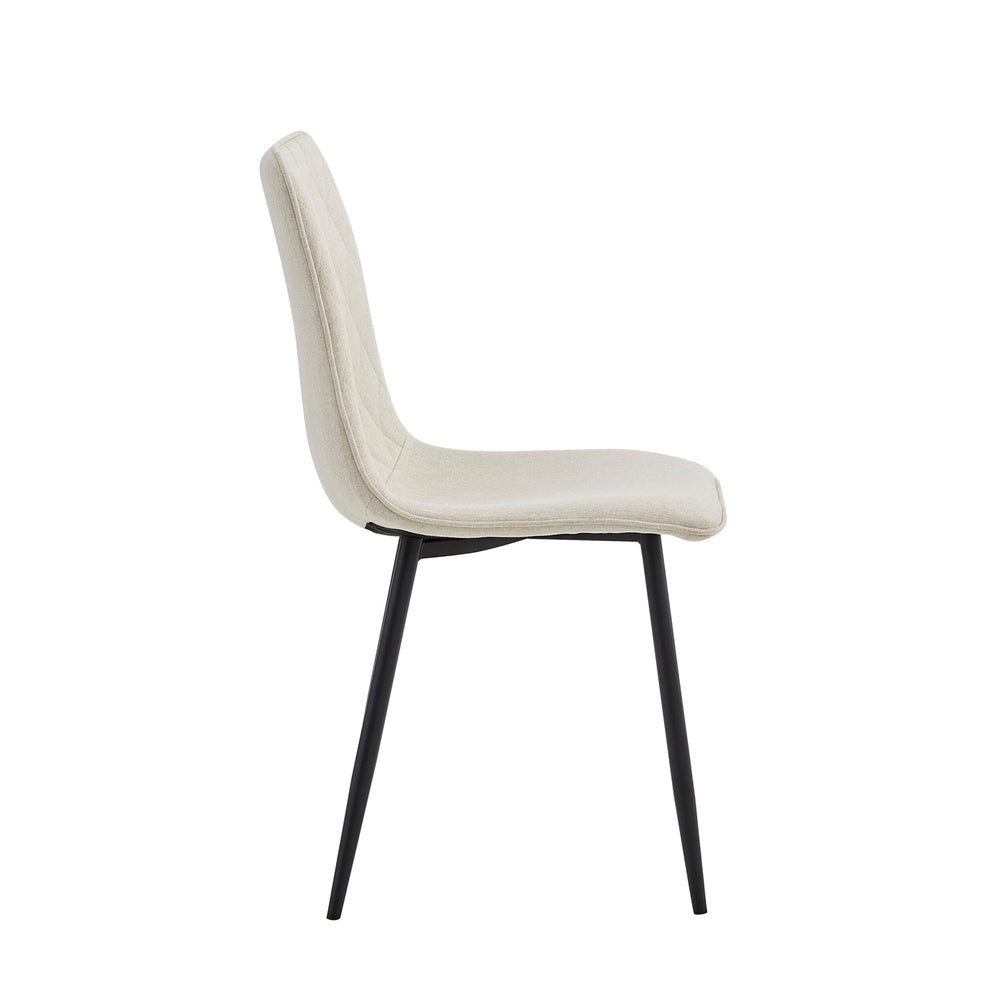 Chaise de salle à manger Elise - Velours beige