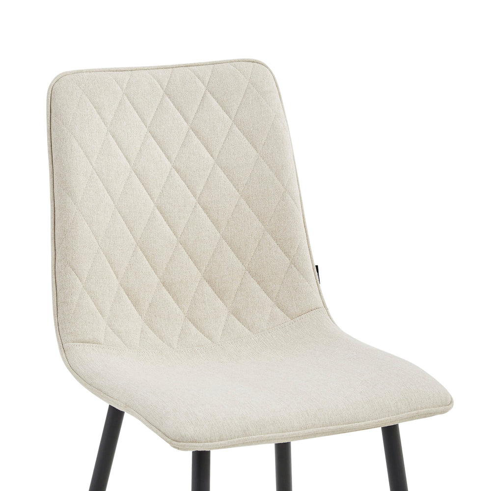 Chaise de salle à manger Elise - Velours beige