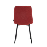 Chaise de salle à manger Elise - Lin Bordeaux