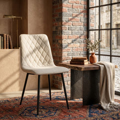 Elise Dining Chair - Beige Linen