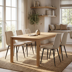 Elise Dining Chair - Beige Linen