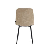 Elise Eetkamerstoel - Beige Microvezel
