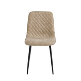 Elise Eetkamerstoel - Beige Microvezel