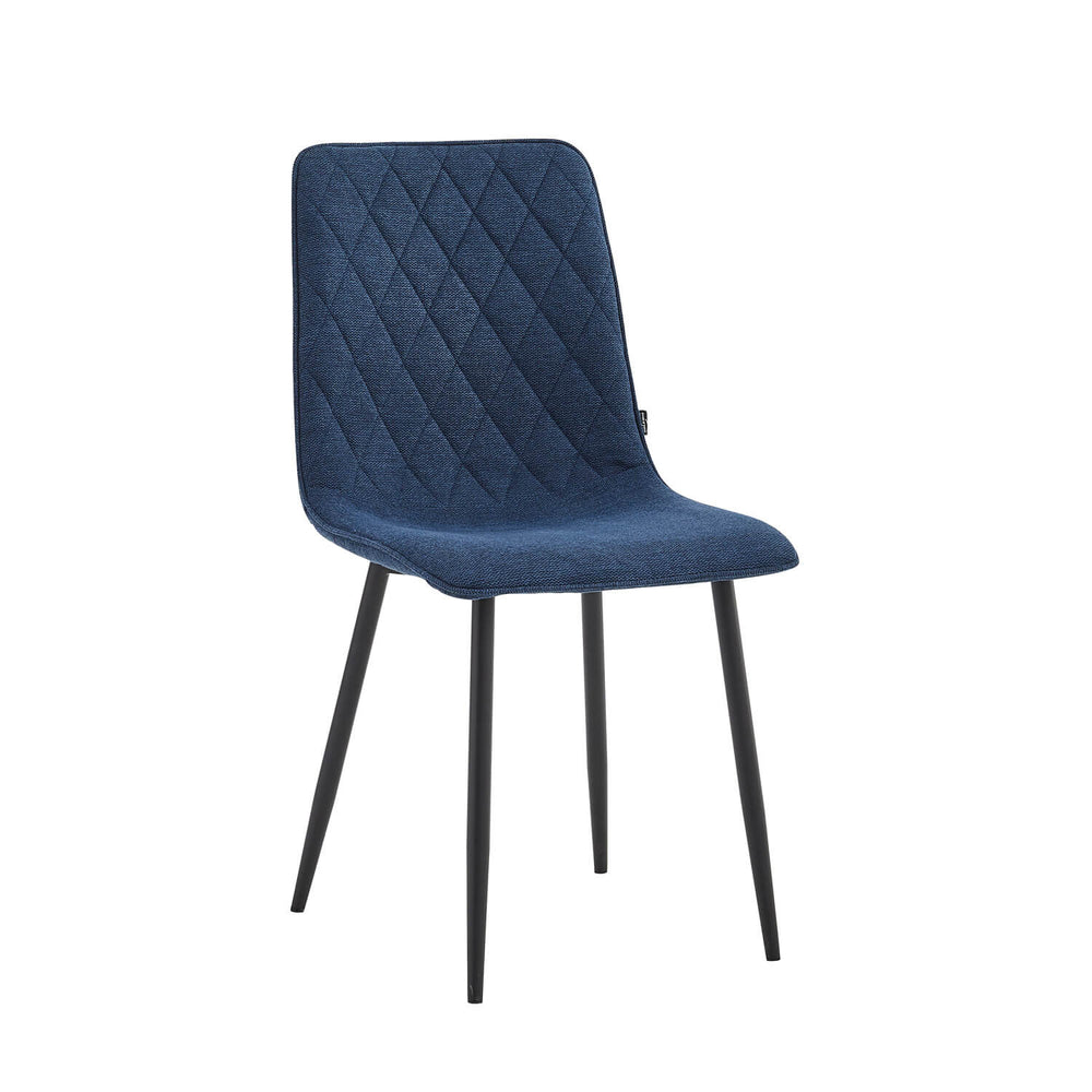 Chaise de salle à manger Elise - Lin turquoise