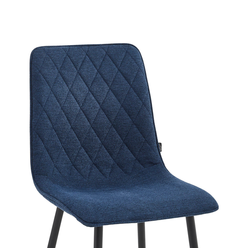 Chaise de salle à manger Elise - Lin turquoise