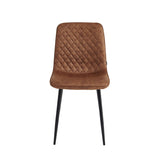Elise Eetkamerstoel - Cognac Microvezel