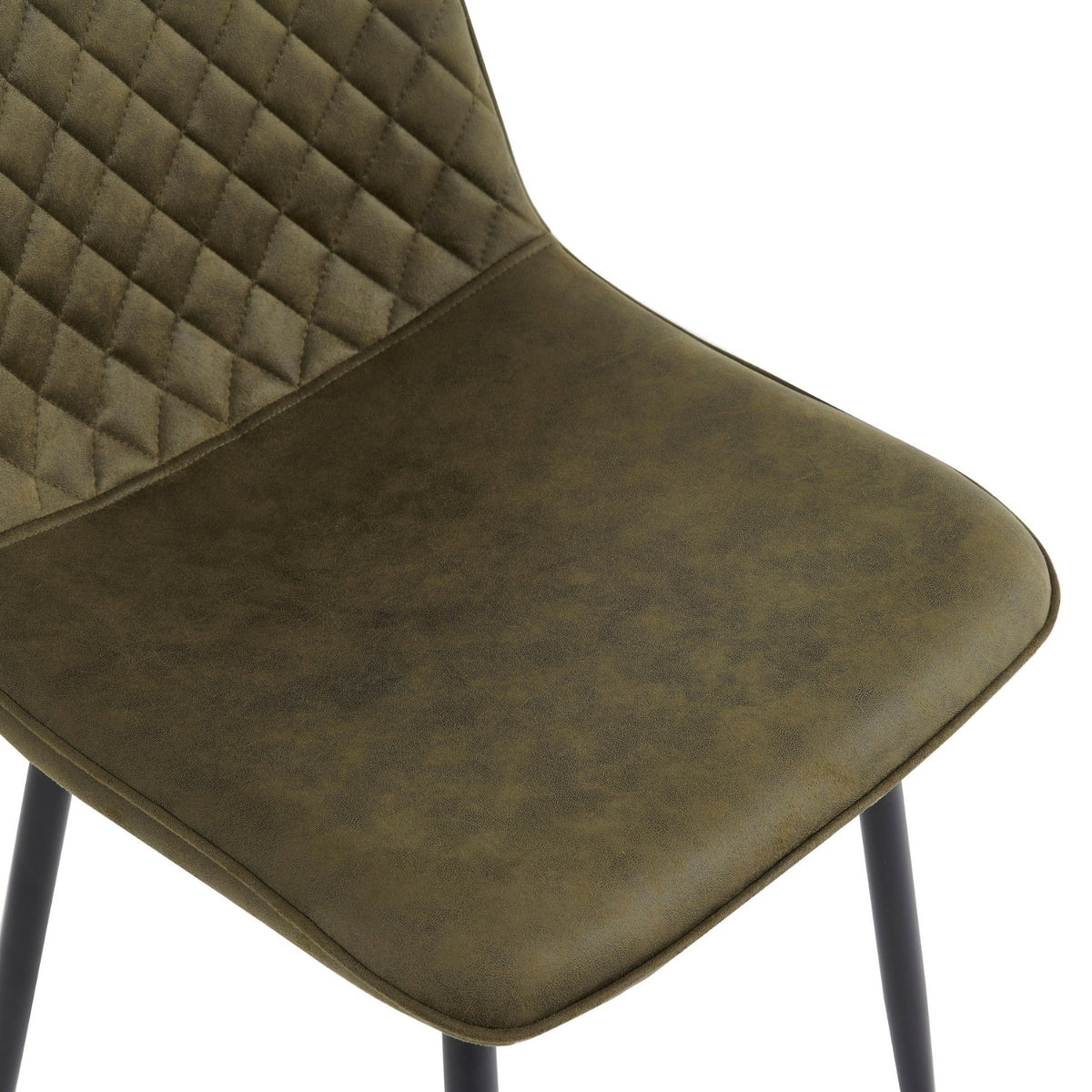 Elise Eetkamerstoel - Groen Microvezel