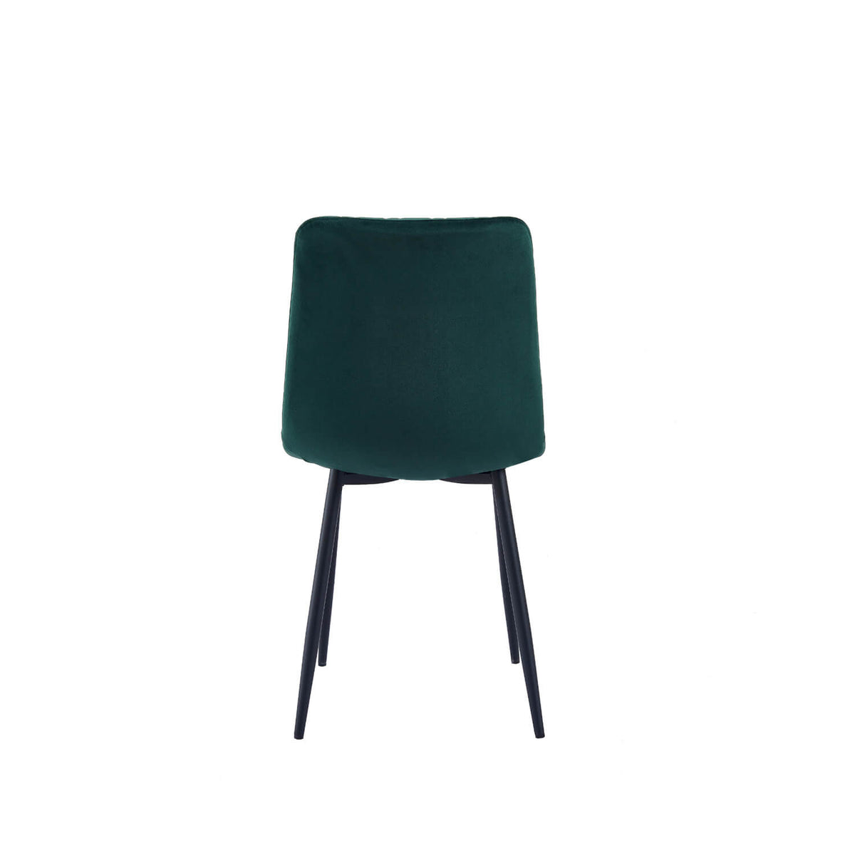 Chaise de salle à manger Elise - Velours vert