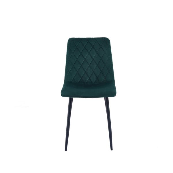 Elise Dining Chair - Green Velvet
