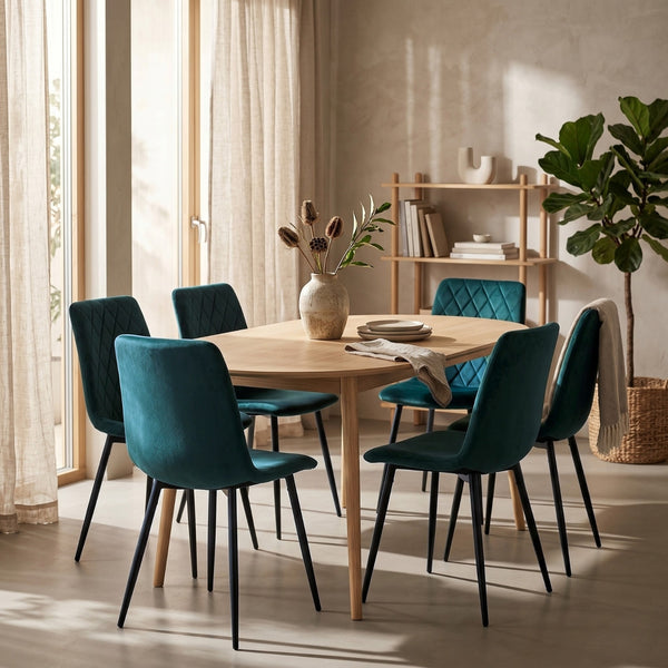 Elise Dining Chair - Green Velvet