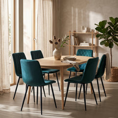 Elise Dining Chair - Green Velvet
