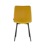 Elise Eetkamerstoel - Okergeel Velvet