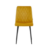 Elise Esszimmerstuhl – Ockergelb – Samt
