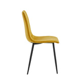 Elise Eetkamerstoel - Okergeel Velvet