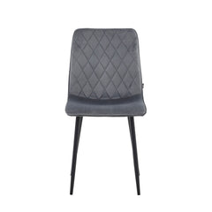 Elise Dining Chair - Grey Velvet