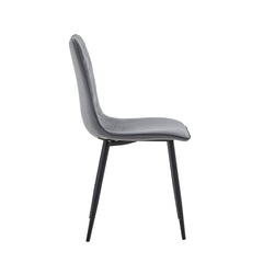 Elise Dining Chair - Grey Velvet