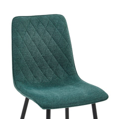 Elise Dining Chair - Green Linen