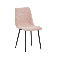 Elise Dining Chair - Pink Linen