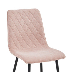 Elise Dining Chair - Pink Linen