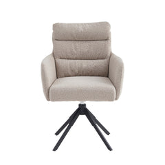 Exquisa Sedia Da Pranzo - Beige Boucle