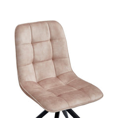 Farucci Sedia Da Pranzo - Beige Adore Velluto