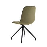 Farucci Eetkamerstoel - Groen Velvet Fabb