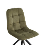Chaise de salle à manger Farucci - Velours Adore beige