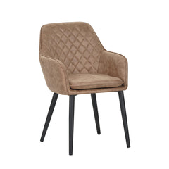 Jay Eetkamerstoel - Beige Microfiber