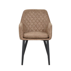 Jay Eetkamerstoel - Beige Microfiber