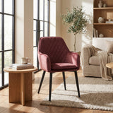 Jay Eetkamerstoel - Roze Adore Velvet