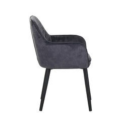 Jay Eetkamerstoel - Grijs Adore Velvet
