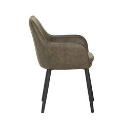 Jay Eetkamerstoel - Groen Microfiber