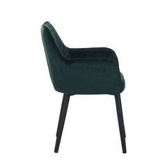 Jay Eetkamerstoel - Groen Velvet
