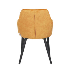Jay Dining Chair - Ochre Yellow Adore Velvet
