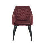 Jay Dining Chair - Pink Adore Velvet