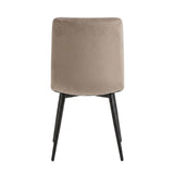 Chaise de salle à manger Joyce - Velours beige
