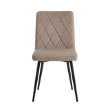 Chaise de salle à manger Joyce - Velours beige