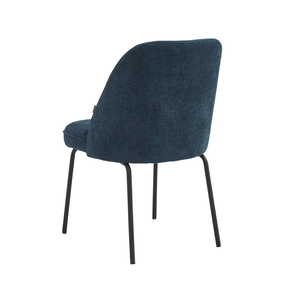 Chaise de salle à manger Julia - Lin bleu