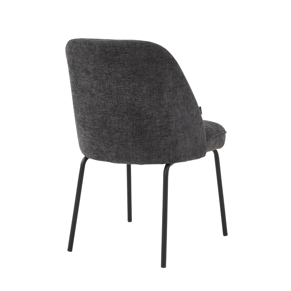 Julia Dining Chair - Dark Grey Linen