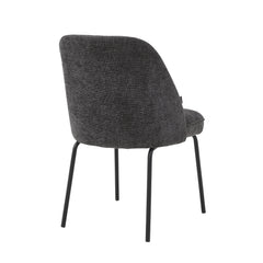 Julia Dining Chair - Dark Grey Linen