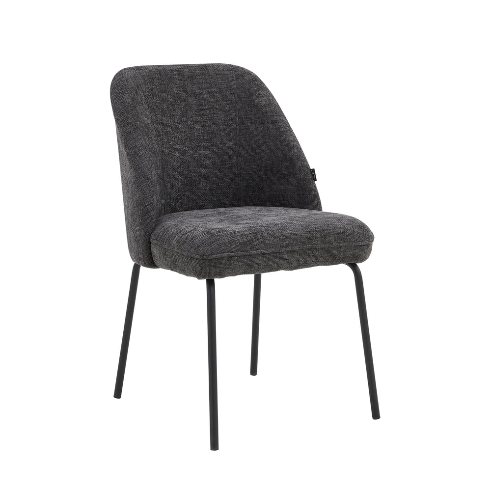 Julia Dining Chair - Dark Grey Linen