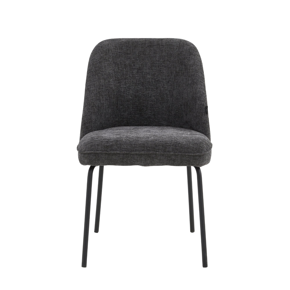 Julia Dining Chair - Dark Grey Linen