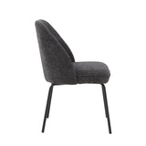 Julia Dining Chair - Dark Grey Linen